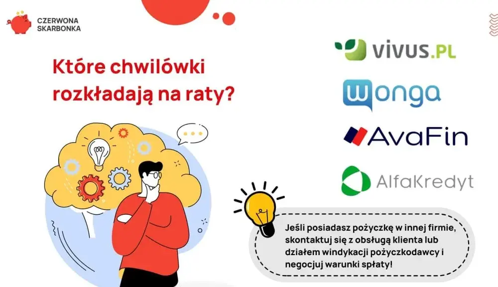 Czy chwilówki można rozłożyć na raty? Poznaj fakty i opcje